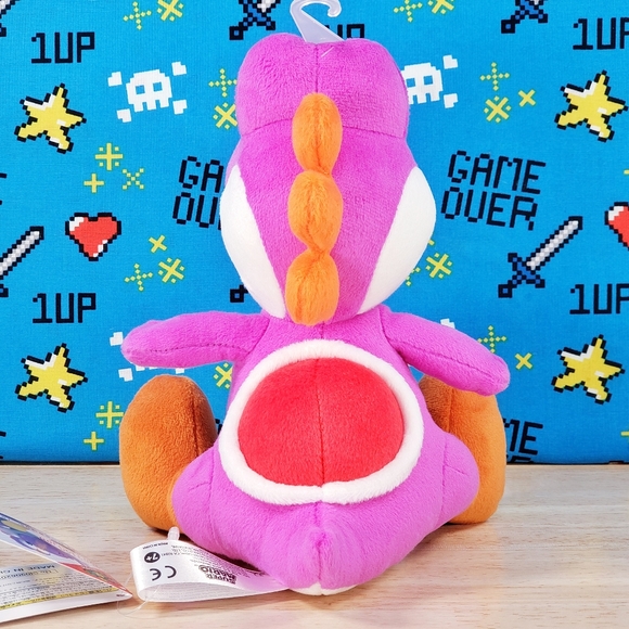All Star Collection Super Mario PURPLE YOSHI 8" #49 Nintendo Little Buddy Plush - Picture 5 of 11